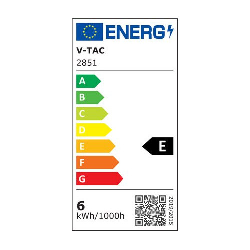 V-TAC 2851 lampada LED 6 W E27 E