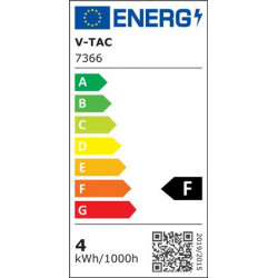 V-TAC VT-2184 lampada LED 4 W E14 F