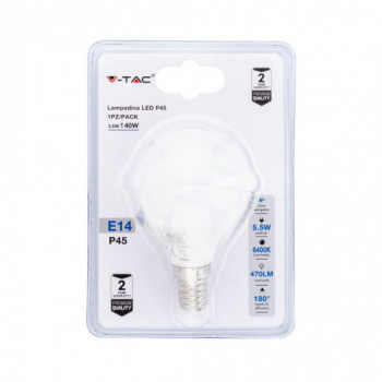 Lampadina LED 5.5W E14 P45...