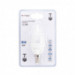 Lampadina LED 5.5W E14 Candela 4000K (Blister 1 pezzo)