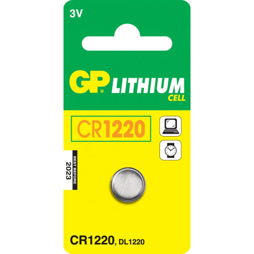 GP Batteries Lithium Cell CR1220 Batteria...