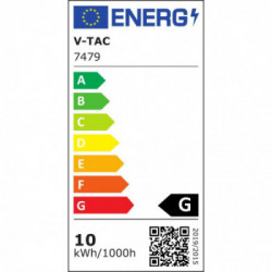 LED Bulb - 10W E27 A60 Plastic 2700K Real Color Series CR95 +
