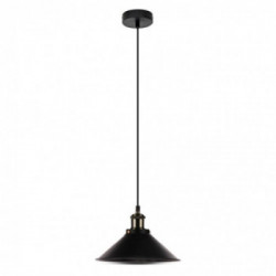 Vintage Pendant With Metal Black