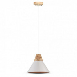 Aluminium Pendant Light White