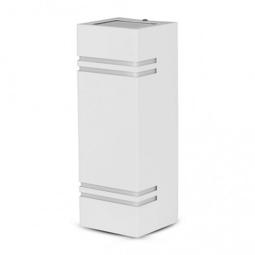 Wall Fiting Square White Body 2Way IP44