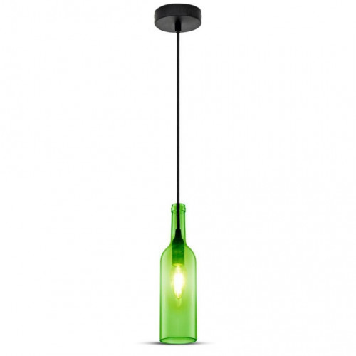 Bottle Pendant Light Green