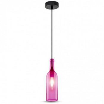 Bottle Pendant Light Rose