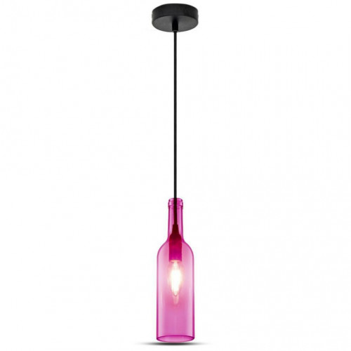 Bottle Pendant Light Rose