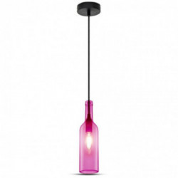 Bottle Pendant Light Rose