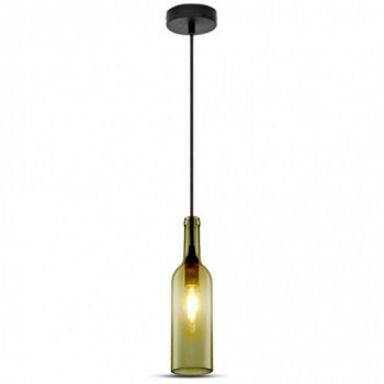 Bottle Pendant Light Grey