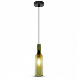Bottle Pendant Light Grey