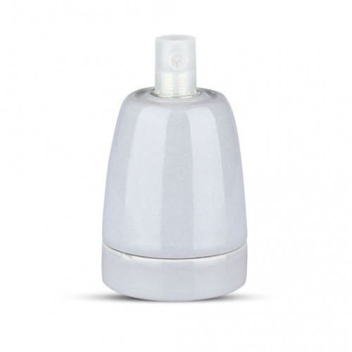 Porcelan Lamp Holder Fitting Grey