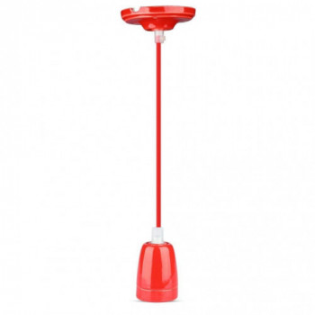 Porcelan Lamp Pendant Red