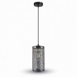 Pendant Light Matt Black With Black Canopy