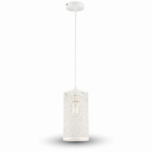 Pendant Light Matt White With White Canopy