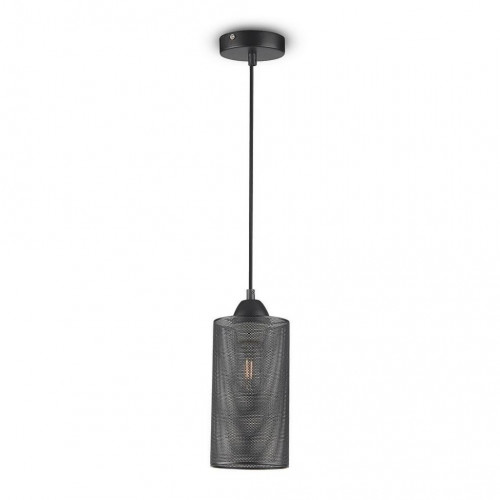 Pendant Light Matt Black With Black Canopy