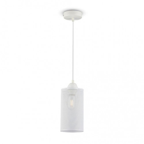 Pendant Light Matt White With White Canopy