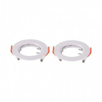 GU10 Fitting Round White