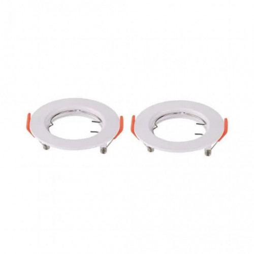 GU10 Fitting Round White