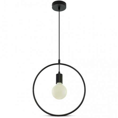 Pendant Light Matt Black With Black Canopy