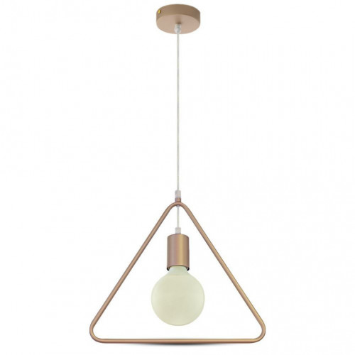 Pendant Light Triangle Champean Gold With Gold...
