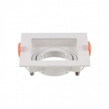 GU10 Fitting Square White