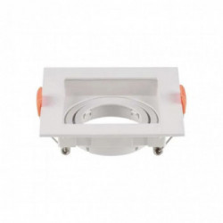 GU10 Fitting Square White