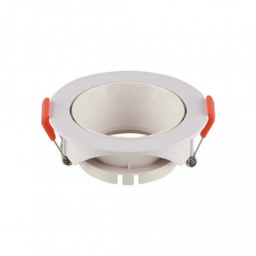 GU10 Fitting Round White Frame + White Reflector