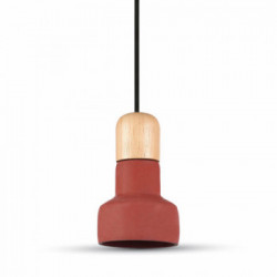 V-TAC VT-7125 illuminazione da soffitto Rosso E27