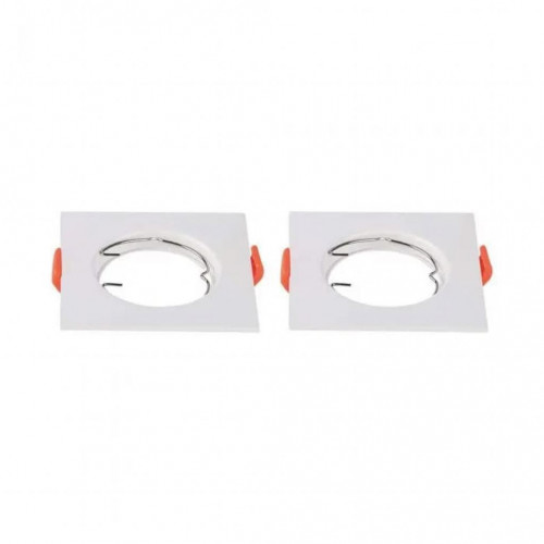 GU10 Fitting Square White