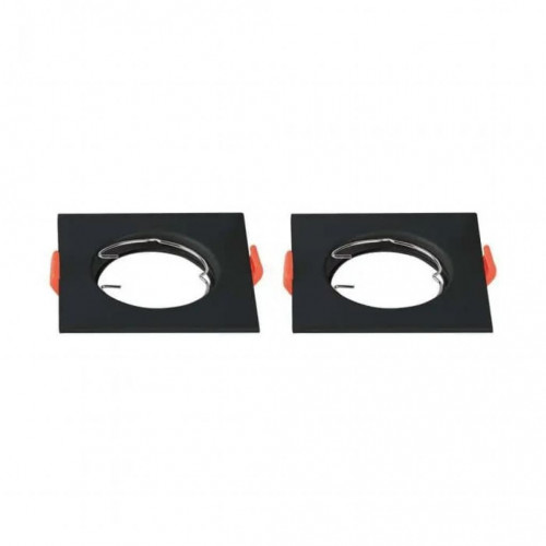 GU10 Fitting Square Black