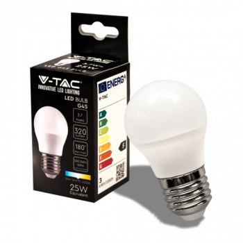 LED Bulb - 3.7W E27 G45 4000K