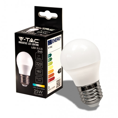 LED Bulb - 3.7W E27 G45 6500K