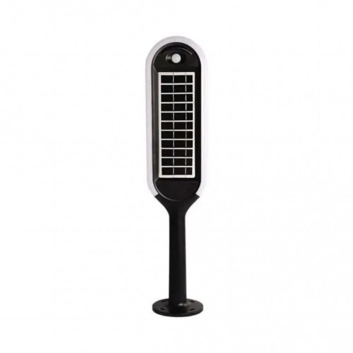 5W Led Solar Bollard Light With White + Black...