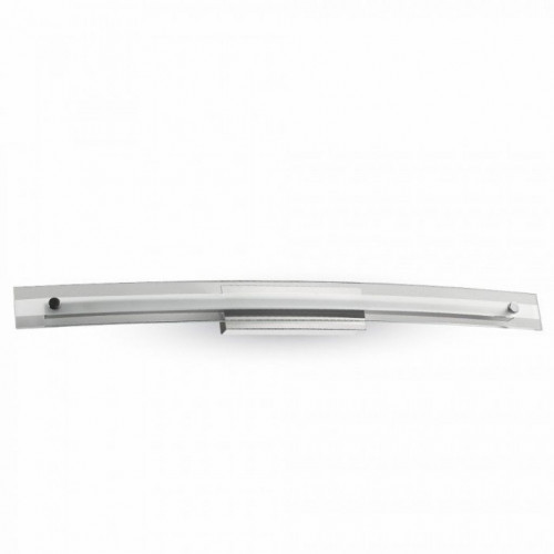 18W Designer Bend Glass Wall Fixture Chrome...