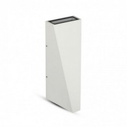 6W LED Wall Light White Body IP65 3000K