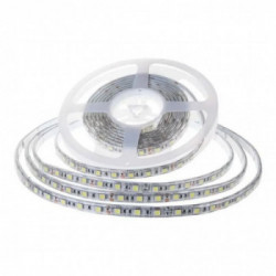 LED Strip SMD2835 - 120 LEDs 24V IP65 3000K Double PCB 10M Roll [ packaging di 10 pezzi ]