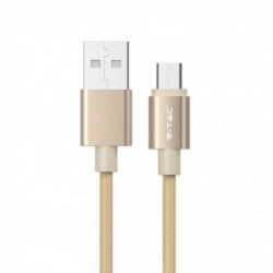1 M Micro USB Cable Gold - Platinum Series