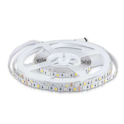 LED Strip 5050 - 60 LEDs 12V IP20 RGB + 4000K [...
