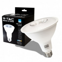 LED Bulb - SAMSUNG CHIP 12.8W E27 PAR38 Plastic 4000K