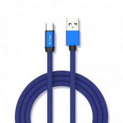 1 M Type C USB Cable Blue - Ruby Series