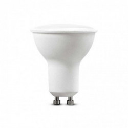 4.5W SMD WHITE PLASTIC SPOTLIGHT-MILKY COVER 4000K GU10 100`D 6PCS/PACK