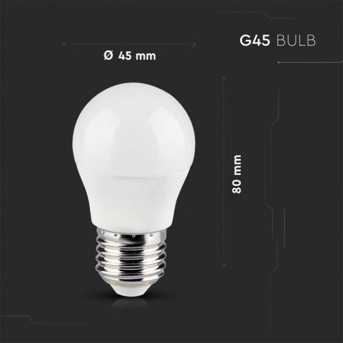 V-TAC Lampadina LED E27 4,8W G45 RF Controller...