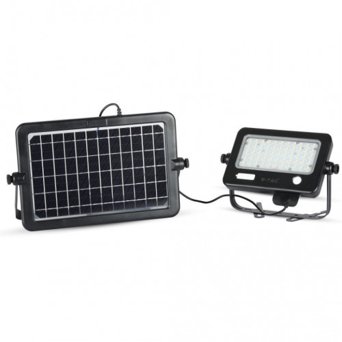 10W LED Solar Floodlight Detachable Black Body...