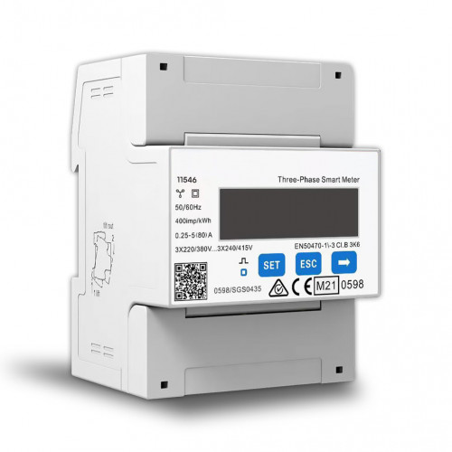 V-TAC Smart Meter Trifase 230/400V RS485 4P MID...