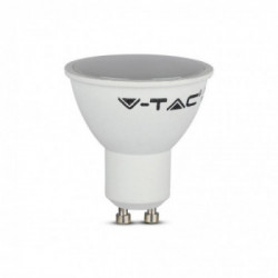 LED Spotlight - 4.5W GU10 SMD White Plastic Milky Cover 6400K