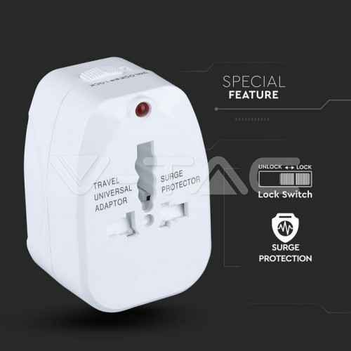 V-TAC 8705 adattatore per presa di corrente...