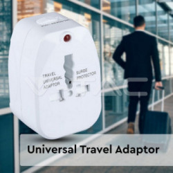 V-TAC 8705 adattatore per presa di corrente Universale Bianco
