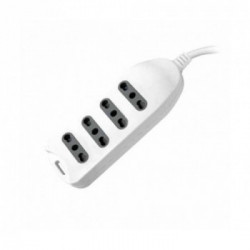 V-TAC 8707 prolunghe e multiple 1,5 m 4 presa(e) AC Interno Bianco