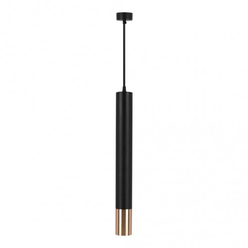 1*GU10 Hanging Pendant Black + Gold D:60*500MM